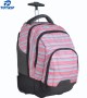 Supper capacity Wheeled Girls business carry on Luggage rolling backpack BBAG-310