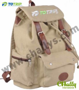 Classic Young Man Daily Canvas Rucksack