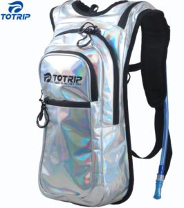 PU Leather Holographic Hydration Pack