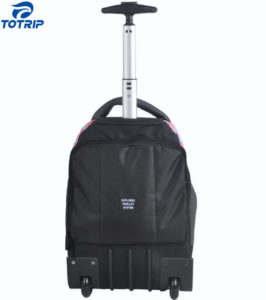Supper capacity Wheeled Girls business carry on Luggage rolling backpack