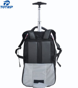 Supper capacity Wheeled Girls business carry on Luggage rolling backpack