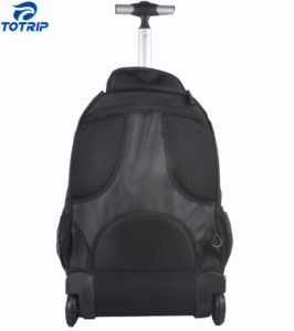18L Classic Black Hidden Shoulder Insulated Can Pocket Trolley Laptop Backpack BBAG-317B