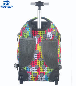 Girl Fashion Rolling Laptop Trolley Backpack BBAG-315C