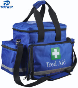 Custom Corona Virus Emergency Medical Bag with N95 Surgical Mask Pouch QPFA-032